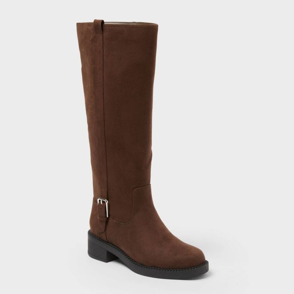 Women’s Hattie Boots with Memory Foam Insole - A New Day Black 10